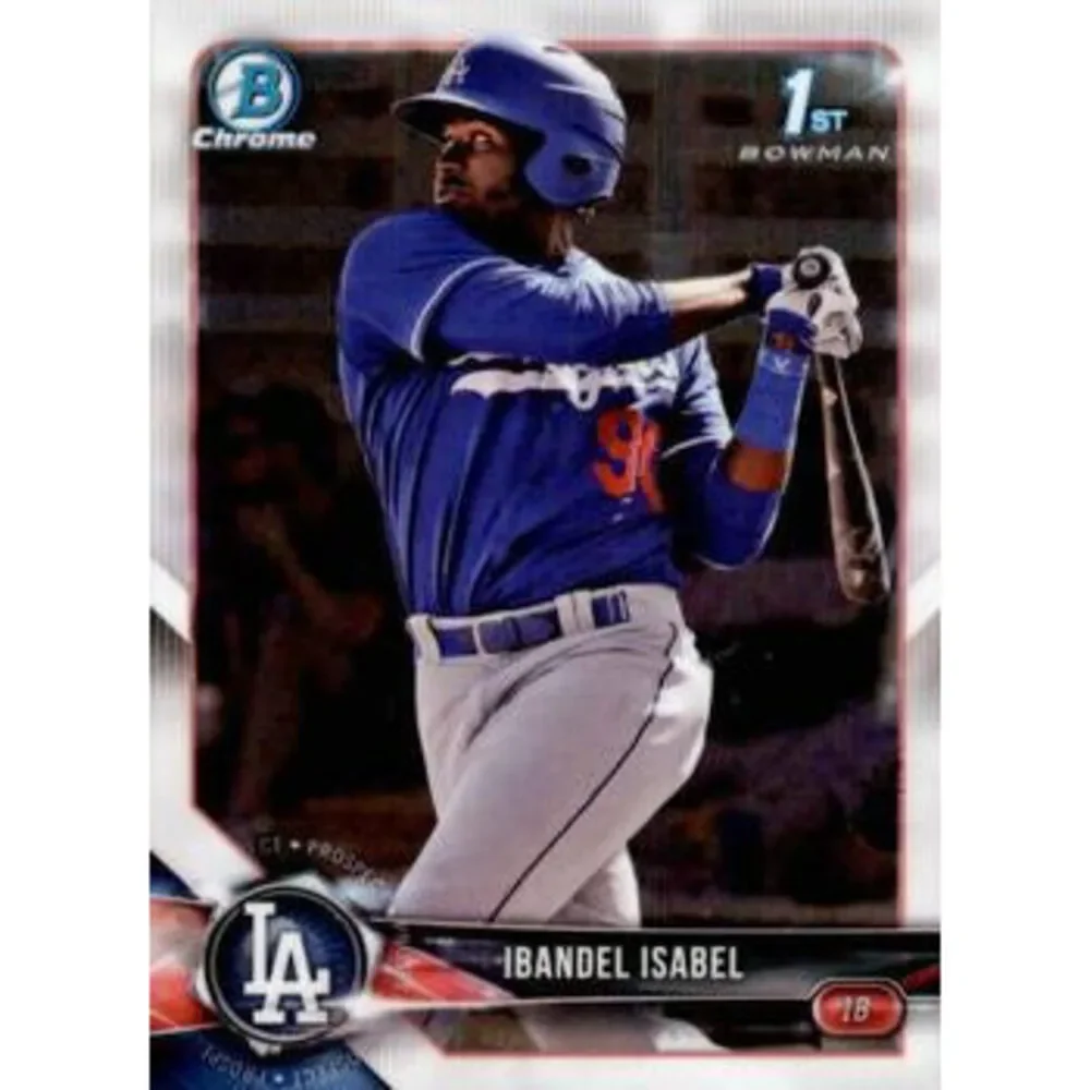 2018 Bowman Chrome Prospects Ibandel Isabel BCP47 Los Angeles Dodgers